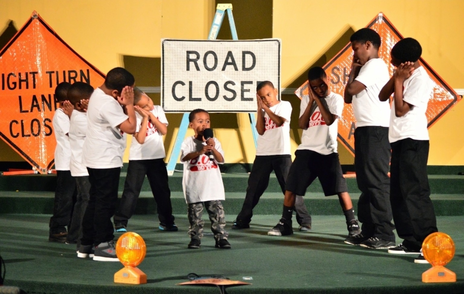 Young performers sharing their gifts onstage